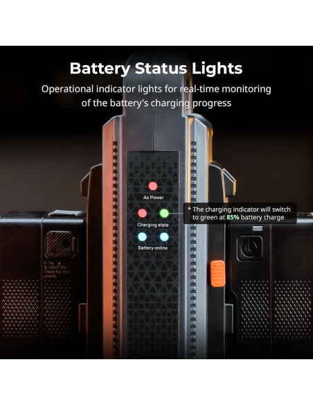 Cargador Doble Canal V Mount SmallRig 11762-SR 1.05kg