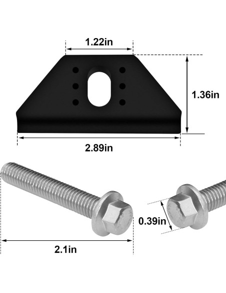 Kit de Sujeción de Batería Wulitaotao 14005061 para Automóviles