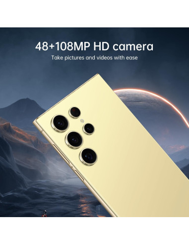 C24 Ultra Smartphone 5G Yemjaw 16GB RAM 512GB Amarillo