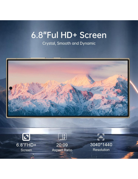 C24 Ultra Smartphone 5G Yemjaw 16GB RAM 512GB Amarillo