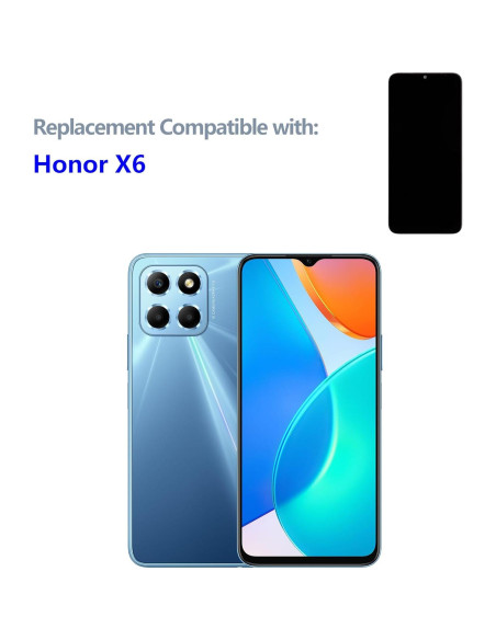 Display LCD Reemplazo Honor X6 Negro con Marco VNE-LX1 VNE-LX2 VNE-LX3