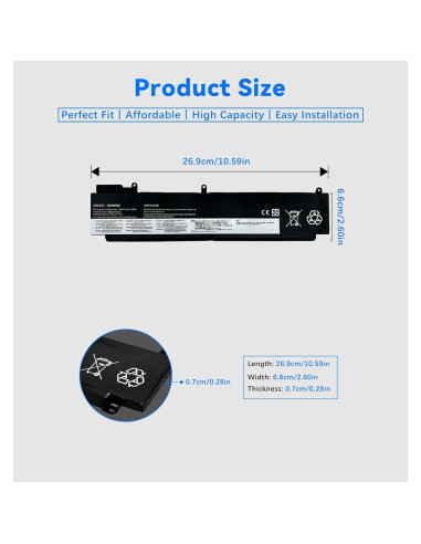 Batería de Laptop Lenovo 00HW022 24Wh 3-Celdas T460s/T470s