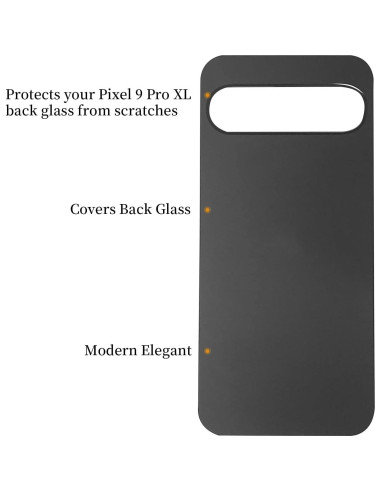 Cristal Trasero Reemplazo Google Pixel 9 Pro XL Negro