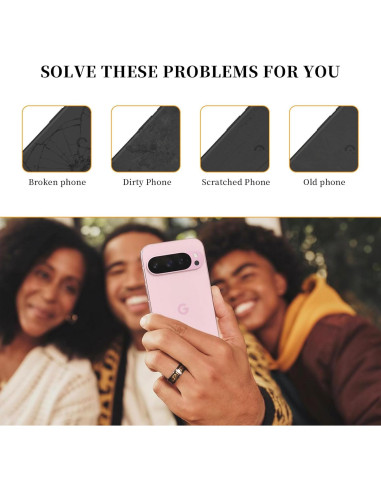 Cristal Trasero Reemplazo Google Pixel 9 Pro XL Negro