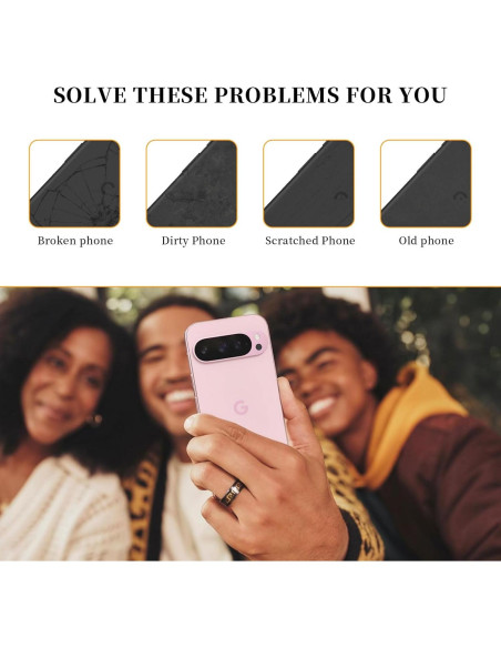 Cristal Trasero Reemplazo Google Pixel 9 Pro XL Negro