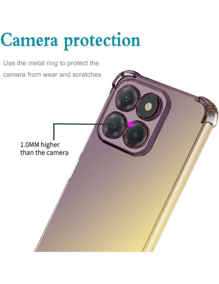 Funda TPU Honor X6A Plus WDY-LX1 Antichoque Transparente