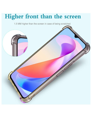 Funda TPU Honor X6A Plus WDY-LX1 Antichoque Transparente