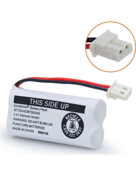 Baterías recargables BAOBIAN BT162342 para teléfono inalámbrico