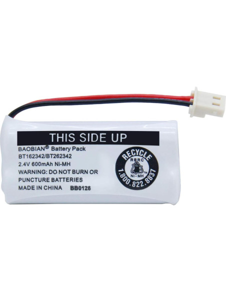 Baterías recargables BAOBIAN BT162342 para teléfono inalámbrico