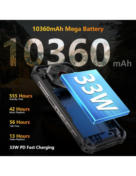 Smartphone Ulefone Armor X16 Resistente 12GB RAM 128GB Duna