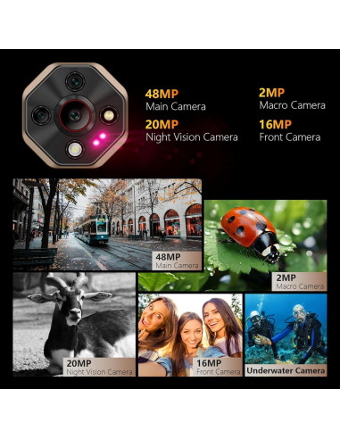 Smartphone Ulefone Armor X16 Resistente 12GB RAM 128GB Duna