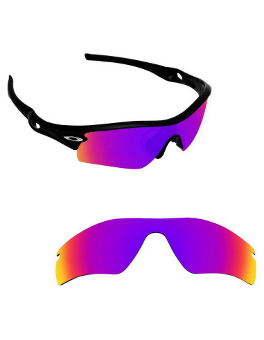 Lentes Polarizados Alphax para Oakley Radar Path - Sol de Medianoche