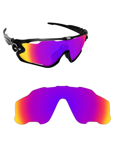 Lentes Polarizados Alphax para Oakley Jawbreaker - Sol de Medianoche