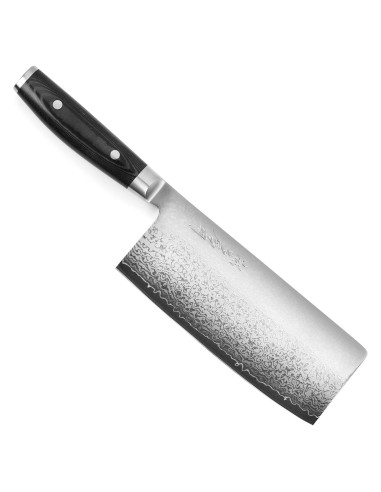 Cuchillo de Chef Chino Yaxell Ran Plus 7" 69 Capas Damasco
