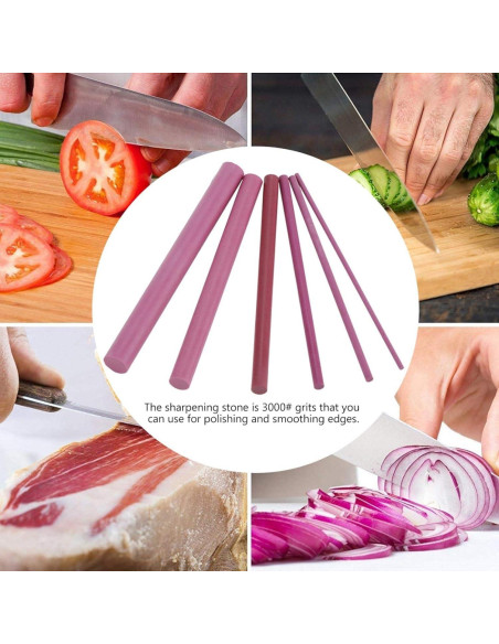 Piedras de Afilado TOPINCN 3000 Granos 6 Piezas