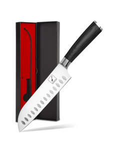 Cuchillo Santoku imarku 17.8 cm Acero Inoxidable Mango Ergonómico