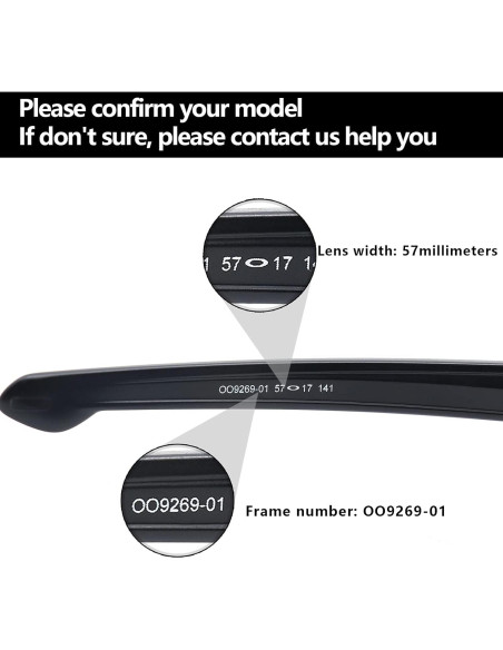 Lentes Polarizados Alphax para Oakley Radar Path - Sol de Medianoche