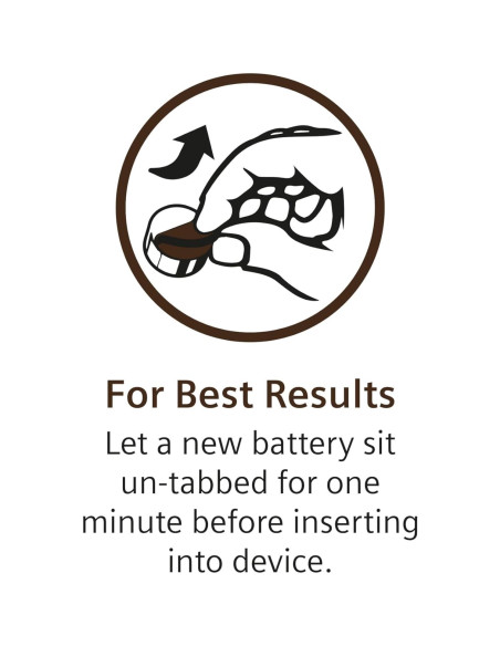 Baterías para Audífonos ParsTek Tamaño 312 - 60 Piezas 1.45V