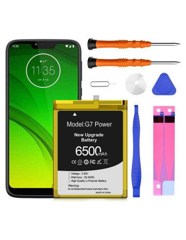 Batería de Reemplazo JK50 6500mAh para Moto G7 Power