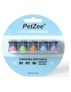 Baterías de Reemplazo PetZee para Collar Microlite R21 R22 R51 - 5 Piezas