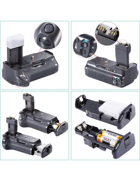 Empuñadura de Batería Neewer BG-E8 para Canon EOS DSLR