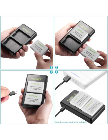 Empuñadura de Batería Neewer BG-E8 para Canon EOS DSLR