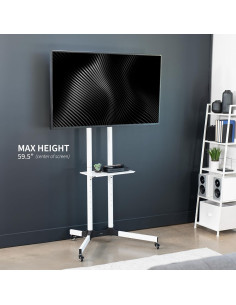 Carro de TV VIVO STAND-TV03W para pantallas de 32 a 83" 2