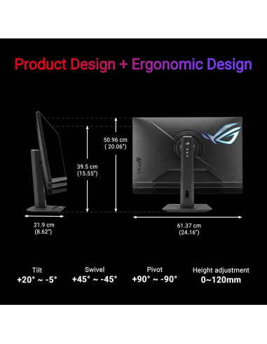 Monitor de Juegos ASUS ROG Strix 27" 4K HDR XG27UCG 160Hz