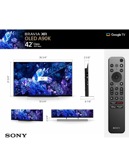Televisor Inteligente Sony XR42A90K 42" 4K OLED HDR con Protección