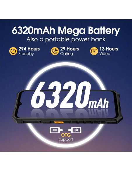 Smartphone Rugerizado Ulefone Armor X13 12GB RAM 64GB Negro