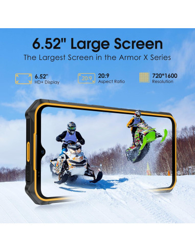 Smartphone Rugerizado Ulefone Armor X13 12GB RAM 64GB Negro