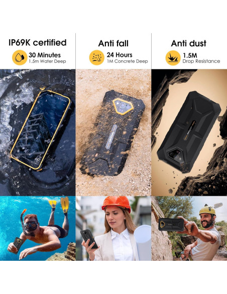 Smartphone Rugerizado Ulefone Armor X13 12GB RAM 64GB Negro