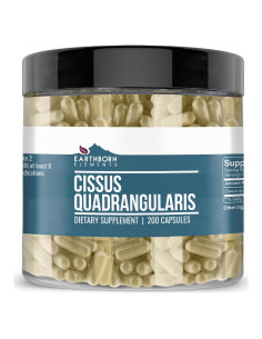 Cápsulas de Cissus Quadrangularis Elementos de la Tierra 200 Unidades