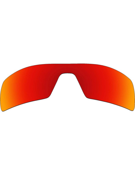 Lentes Polarizados Alphax para Oakley Oil Rig - Rojo Fuego