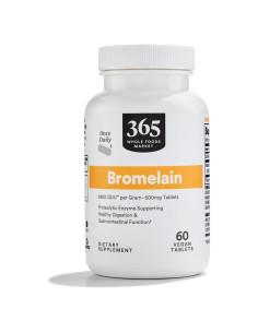 Bromelina Whole Foods Market 60 Cápsulas Apoyo Digestivo