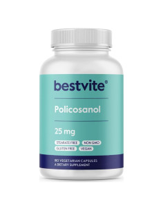 Bestvite Policosanol 25mg 180 Cápsulas Veganas Sin Gluten