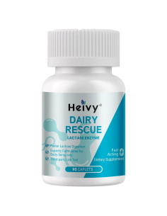 Suplemento Enzima Lactasa Heivy 90 Tabletas Alivio Intolerancia