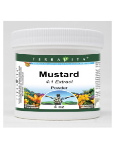 Mostaza en polvo 4:1 TerraVita 113 g sin rellenos