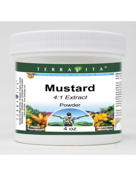 Mostaza en polvo 4:1 TerraVita 113 g sin rellenos