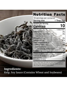 Kombu Sazonado Shio de Hokkaido 50g SUI de Tokio - Sin Aditivos 2