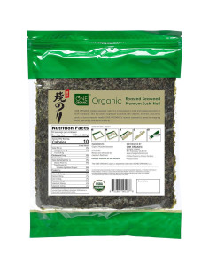Nori Orgánico Tostado ONE ORGANIC 50 Hojas 127g Sushi 2