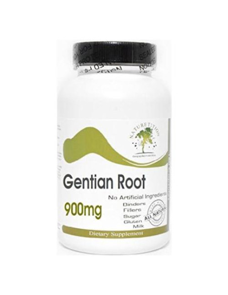 Raíz de Genciana 900mg - 90 Cápsulas Naturetition