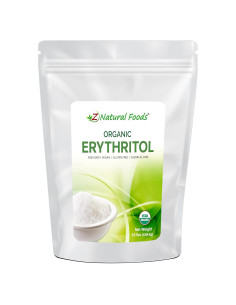 Eritritol Orgánico Z Natural Foods 4.54 kg - Edulcorante Sin Calorías