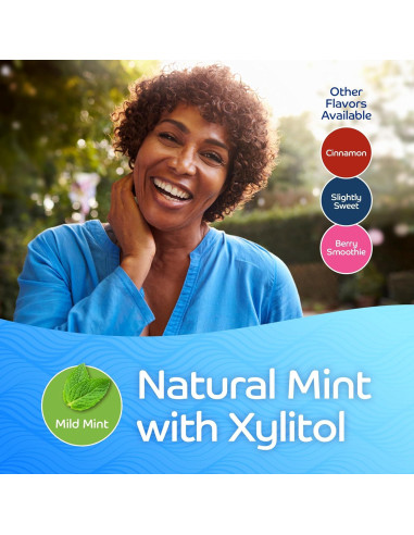 Discos hidratantes Oracoat XyliMelts para boca seca - 40 unidades