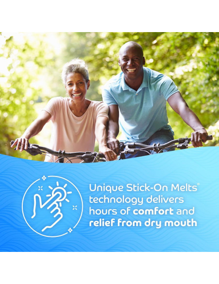 Discos hidratantes Oracoat XyliMelts para boca seca - 40 unidades