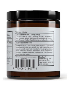 Dr. Mercola Apoyo Glandular para Perros y Gatos Macho 113.4g 2