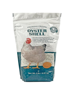 Concha de Ostra Pecking Order - Suplemento de Calcio 2.27 kg
