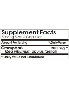 Cápsulas de Crampbark 900mg - 180 Unidades - PureControl 2