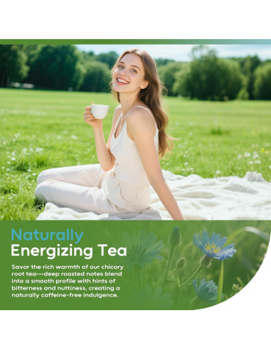 Té Herbal de Raíz de Achicoria FullChea - 50 Bolsitas Sin Cafeína