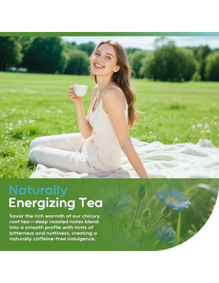 Té Herbal de Raíz de Achicoria FullChea - 50 Bolsitas Sin Cafeína